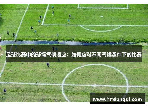 足球比赛中的球场气候适应：如何应对不同气候条件下的比赛